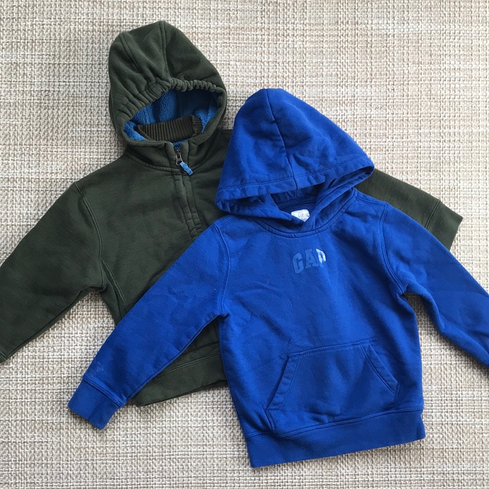 GAP Hooded Sweatshirts (boys' size 5)